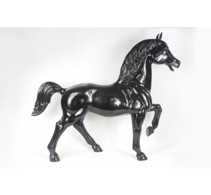 Large Black Horse