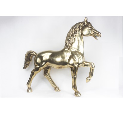 Large Gold Horse image 2