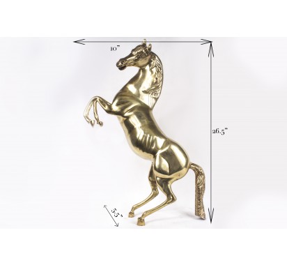 Large Gold Horses image 5